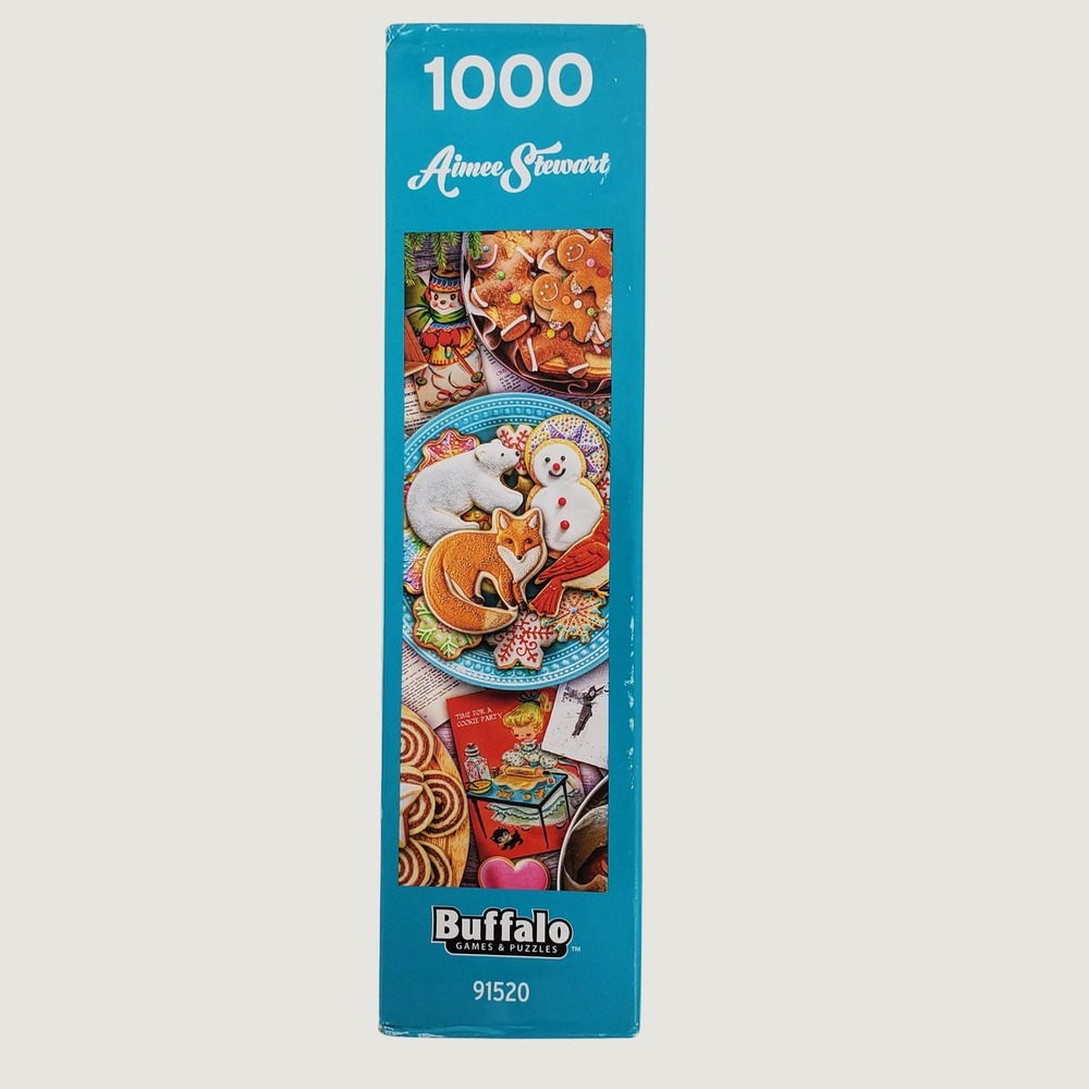 Buffalo Games Aimee Stewart Christmas Cookies 1000 Piece Jigsaw Puzzle 91520 New - Picture 3 of 6